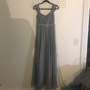 DUSTY BLUE Bridesmaid Dress